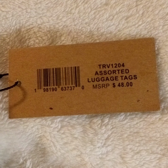 STEVE MADDEN BRAND NEW 4 PIECE LUGGAGE TAG SET - Picture 8 of 8